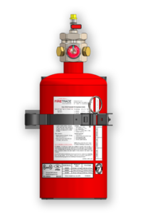 Fire trace fire suppression