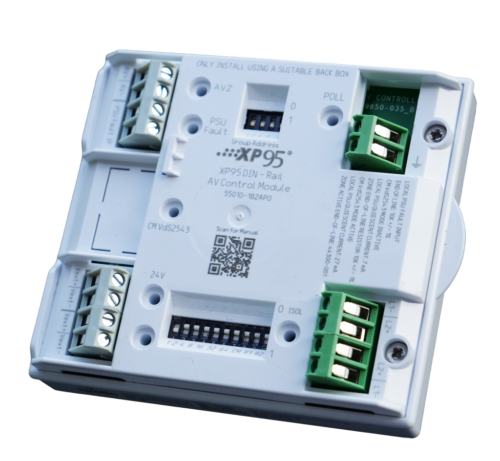 XP95 DIN-Rail AV Control Module 55010-182VDS