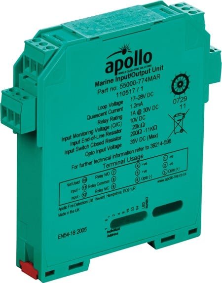XP95 Marine DIN-Rail Input/Output Module [SIL2] 55000-774MAR