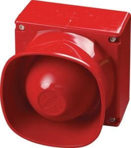 XP95 Open-Area Multi-Tone Sounder – Outdoor – Red Body 55000-274APO