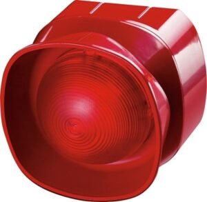 XP95 Open-Area Multi-Tone Sounder VID – Red Body (Red Flash) 55000-291APO