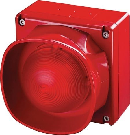 XP95 Open-Area Multi-Tone Sounder VID – Outdoor – Red Body (Red Flash) 55000-296APO