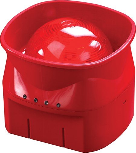 Discovery Open-Area Voice Sounder VID – Red Body (Red Flash) – Isolating 58000-030APO