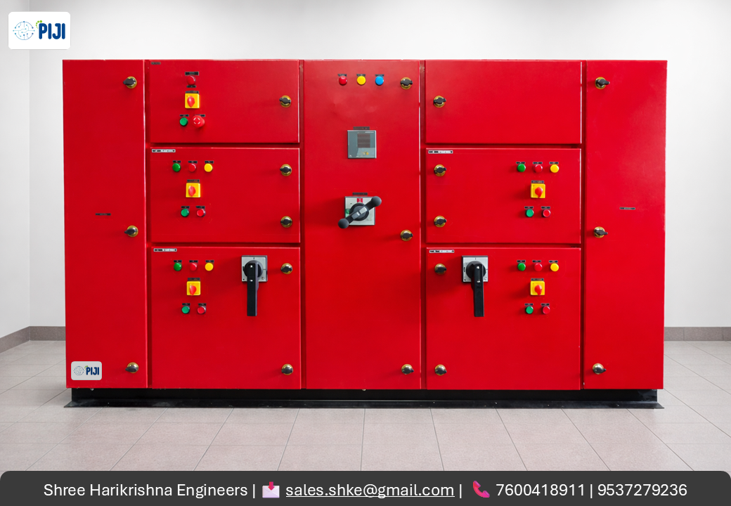 PIJI Fire Pump Control Panel for Hydrant, Sprinkler, Jockey, Booster and Diesel Engine Fire Fighting Pump Systems